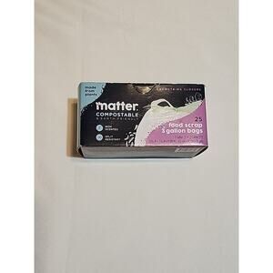 Matter Compostable Food Scrap 3 Gallon Bags 25 ct Non-Scented Split Resistant
